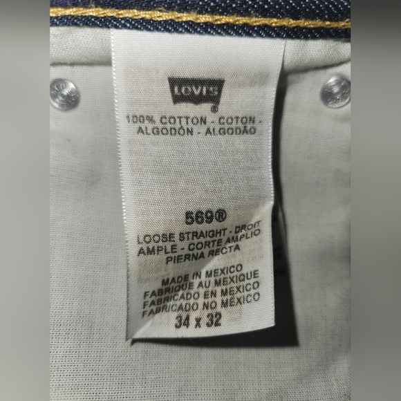 Levi's Jeans 569 Denim (Navy Blue) - Picture 11 of 11